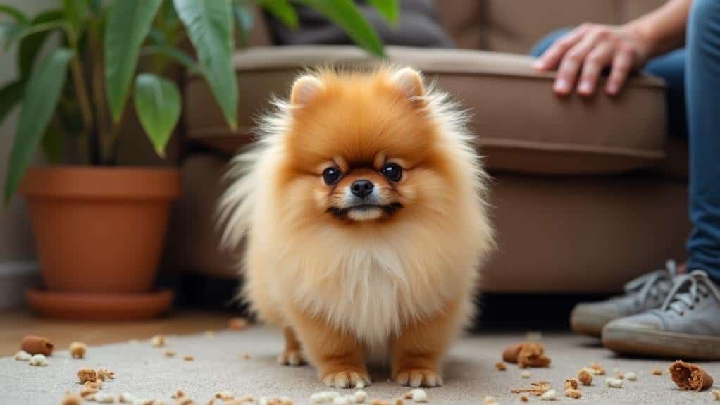 pomeranians challenging canine companions