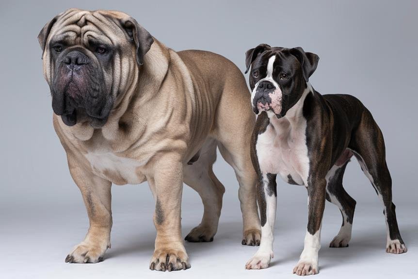 bullmastiff or boxer comparison