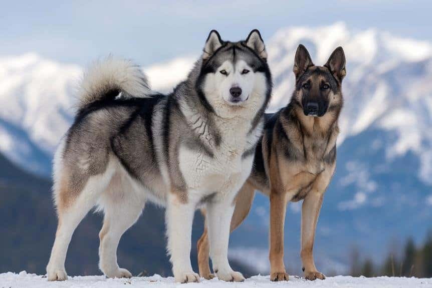 malamute or german shepherd